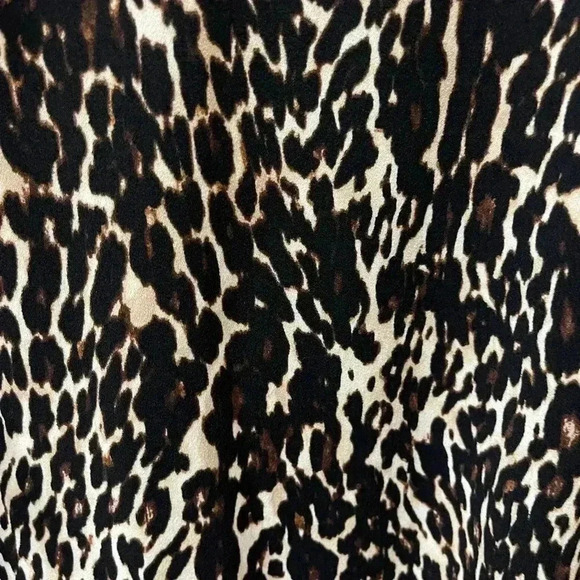 Bold Elements leopard print ruffle sleeves M - Picture 5 of 6